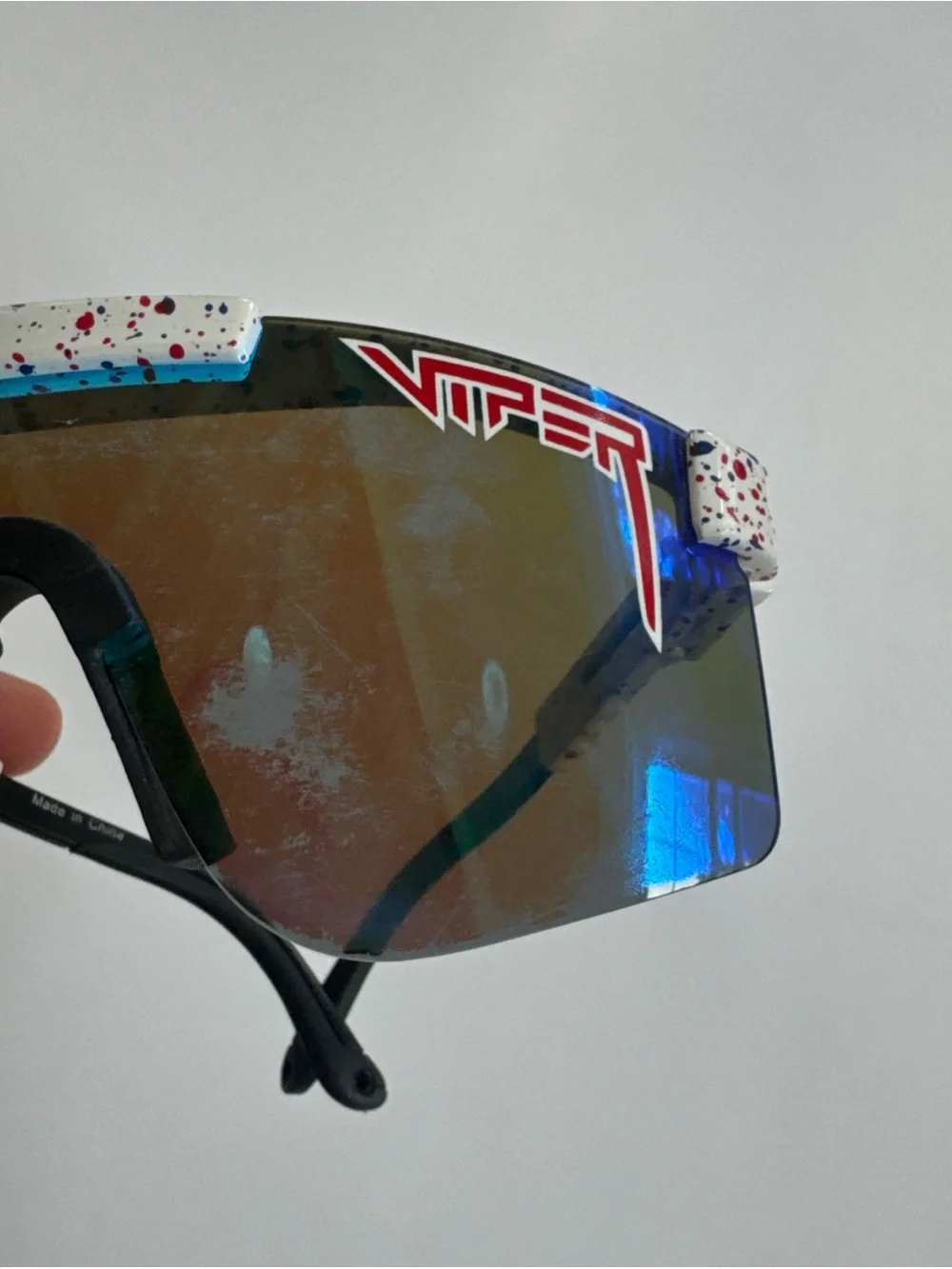 Pit Viper The Merika Original 2.0 HDPV Polarized Blue Sunglasses Sports Case